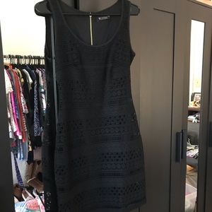 Crochet black dress